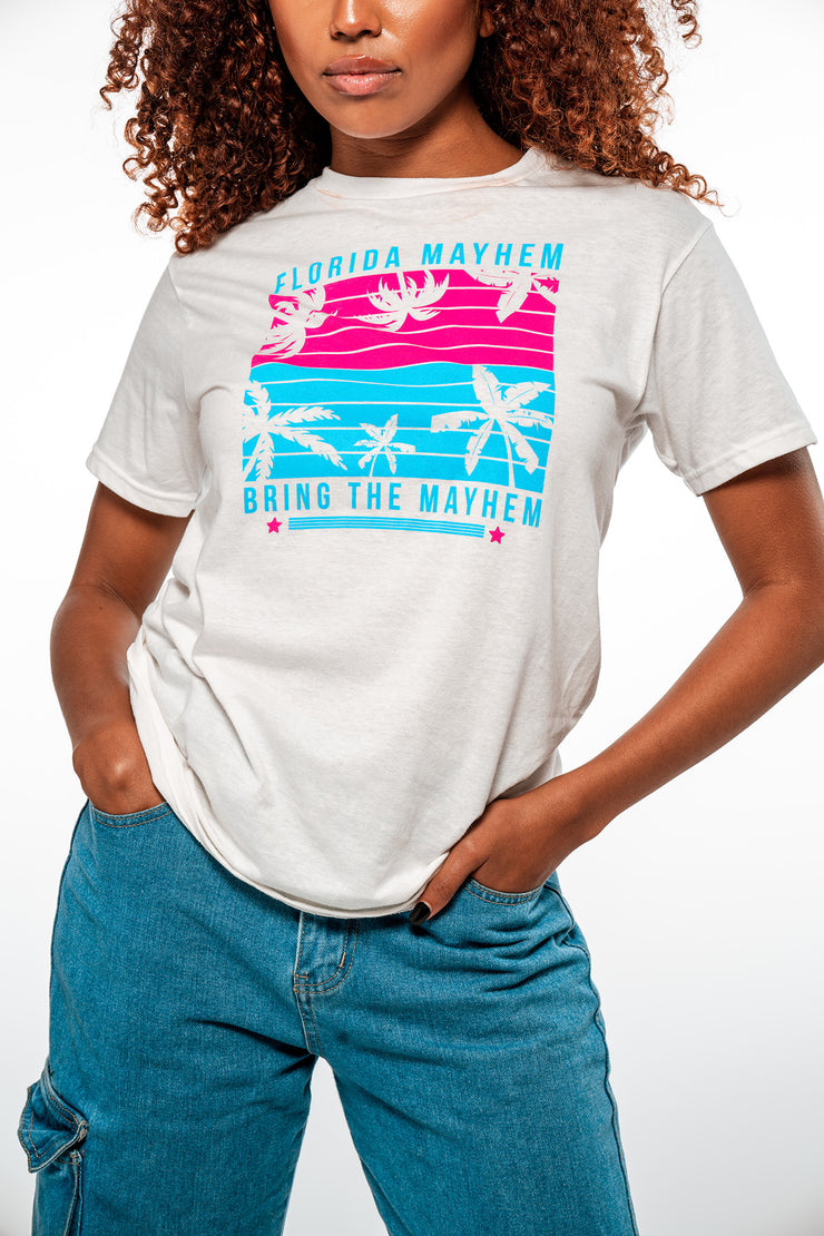 Florida Mayhem Breeze T-Shirt, White