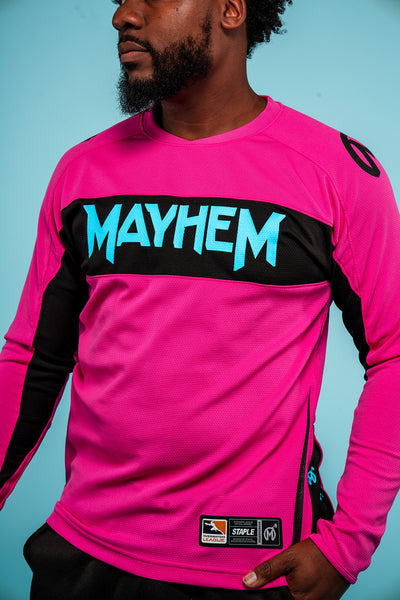 Florida Mayhem Long Sleeve Jersey, Pink